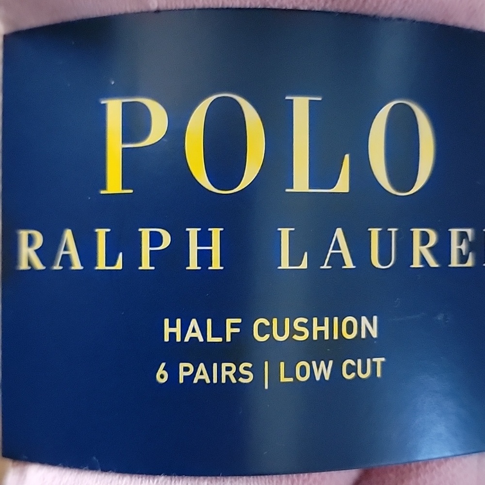 POLO RALPH LAUREN/Low-Cut Half Cushion Socks/ 6-Pack - Picture 2 of 12